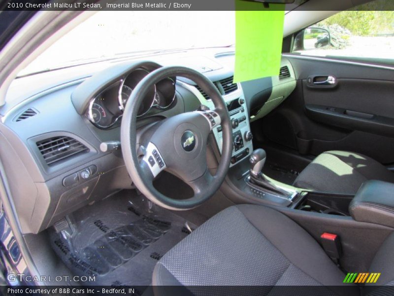 Imperial Blue Metallic / Ebony 2010 Chevrolet Malibu LT Sedan