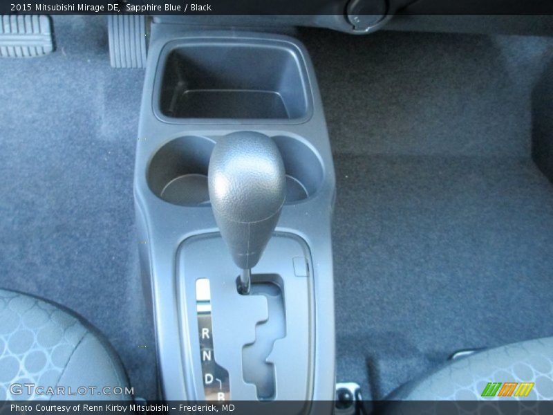 Sapphire Blue / Black 2015 Mitsubishi Mirage DE
