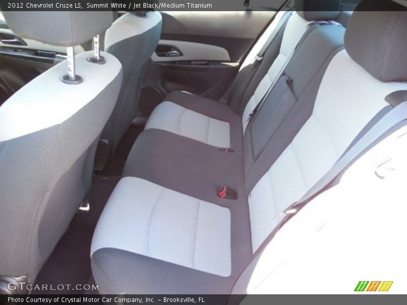 Summit White / Jet Black/Medium Titanium 2012 Chevrolet Cruze LS