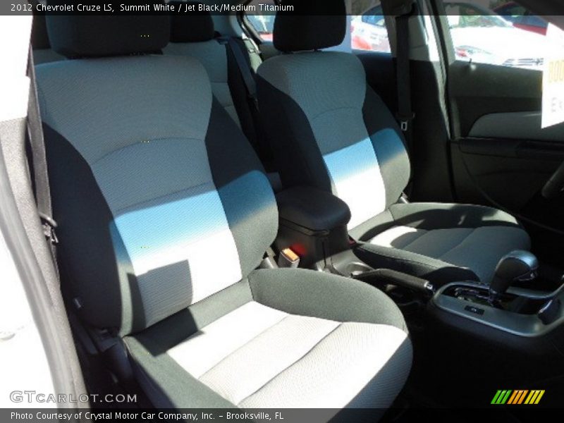 Summit White / Jet Black/Medium Titanium 2012 Chevrolet Cruze LS