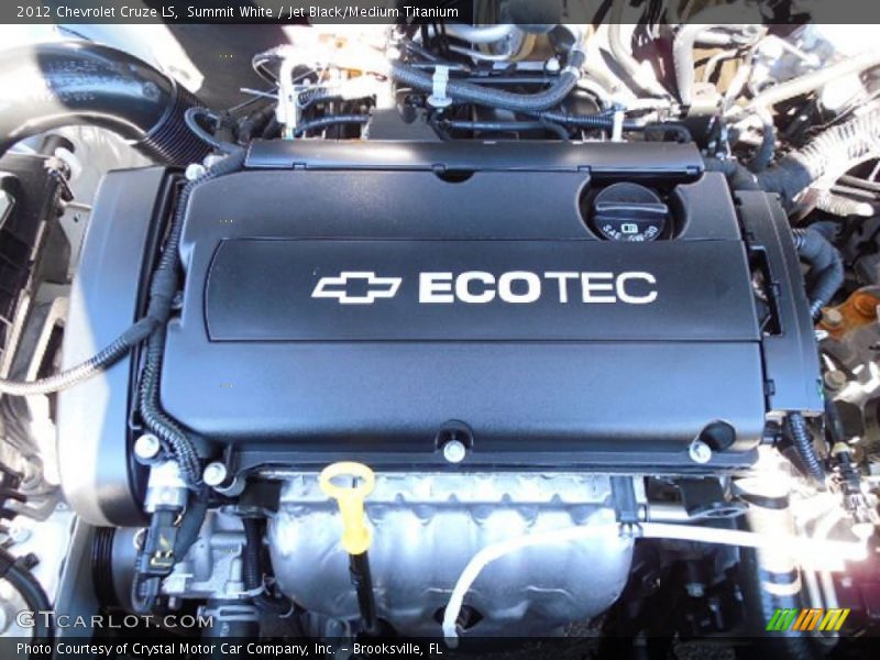 Summit White / Jet Black/Medium Titanium 2012 Chevrolet Cruze LS