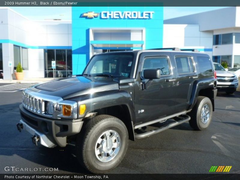 Black / Ebony/Pewter 2009 Hummer H3