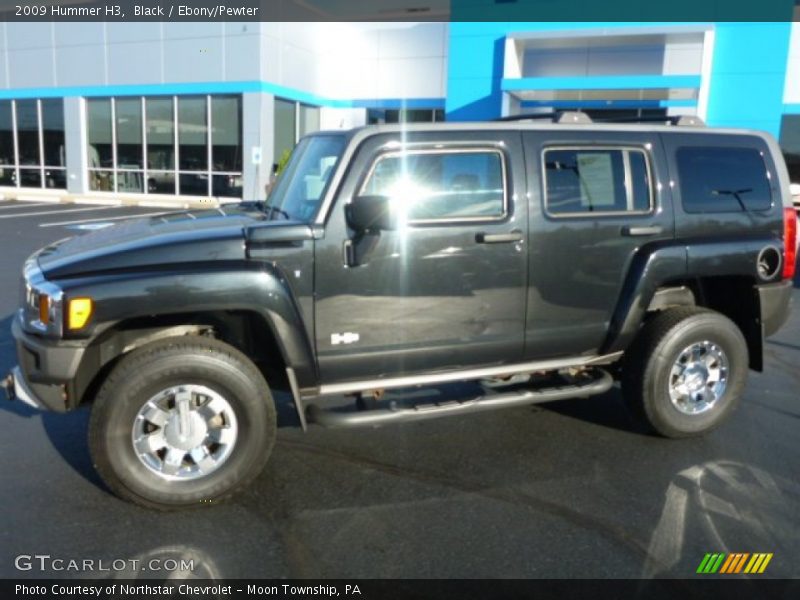 Black / Ebony/Pewter 2009 Hummer H3
