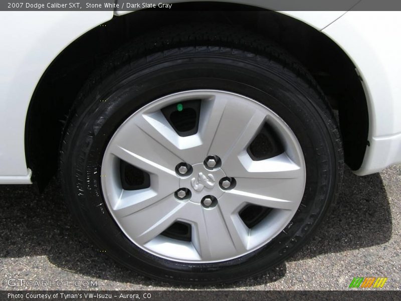 Stone White / Dark Slate Gray 2007 Dodge Caliber SXT