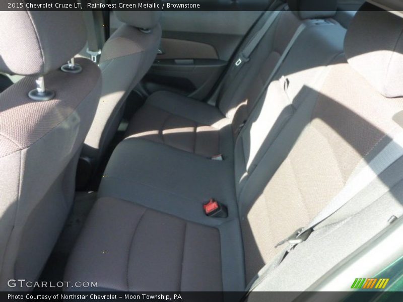 Rainforest Green Metallic / Brownstone 2015 Chevrolet Cruze LT