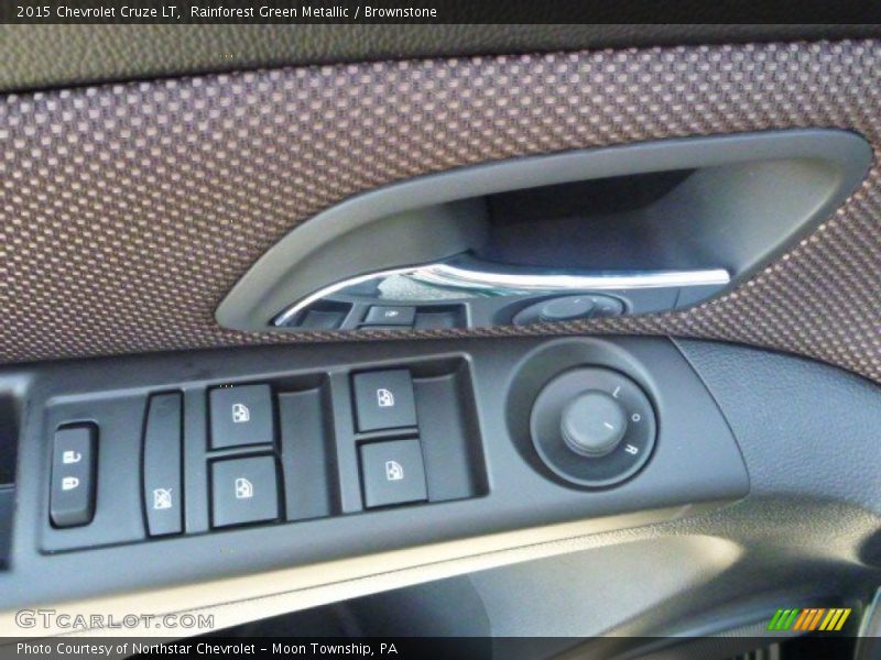 Rainforest Green Metallic / Brownstone 2015 Chevrolet Cruze LT