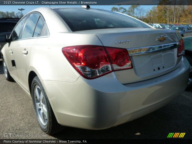 Champagne Silver Metallic / Brownstone 2015 Chevrolet Cruze LT