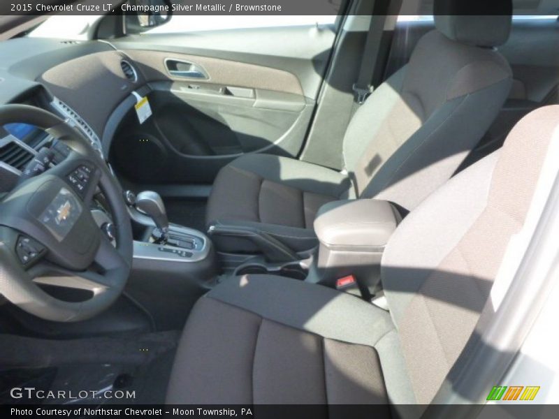Champagne Silver Metallic / Brownstone 2015 Chevrolet Cruze LT