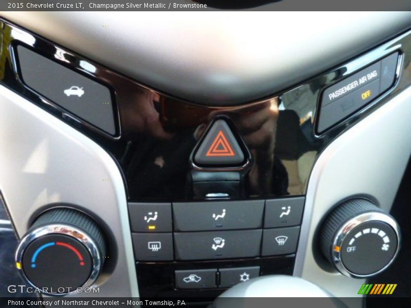 Champagne Silver Metallic / Brownstone 2015 Chevrolet Cruze LT