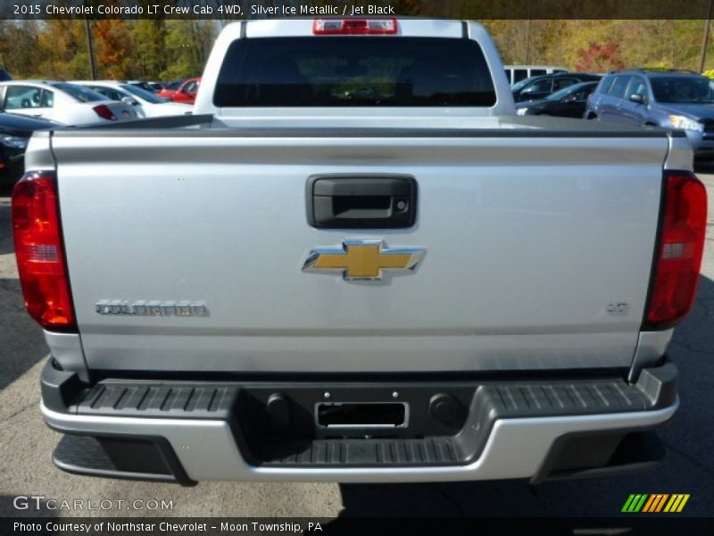 Silver Ice Metallic / Jet Black 2015 Chevrolet Colorado LT Crew Cab 4WD