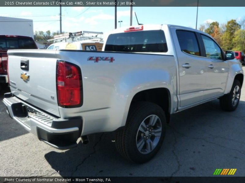 Silver Ice Metallic / Jet Black 2015 Chevrolet Colorado LT Crew Cab 4WD