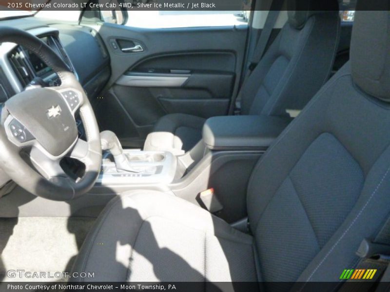 Silver Ice Metallic / Jet Black 2015 Chevrolet Colorado LT Crew Cab 4WD