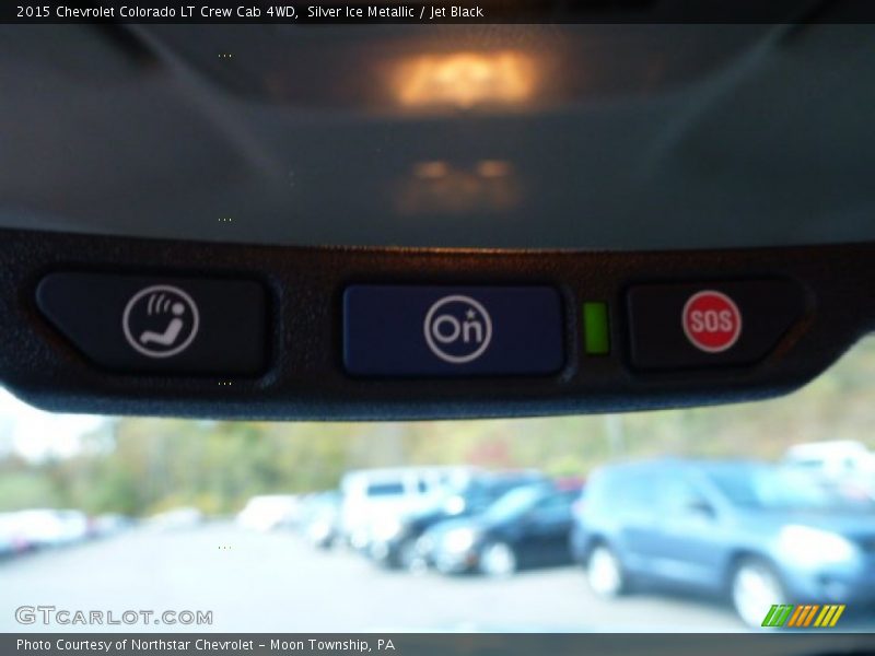 Silver Ice Metallic / Jet Black 2015 Chevrolet Colorado LT Crew Cab 4WD