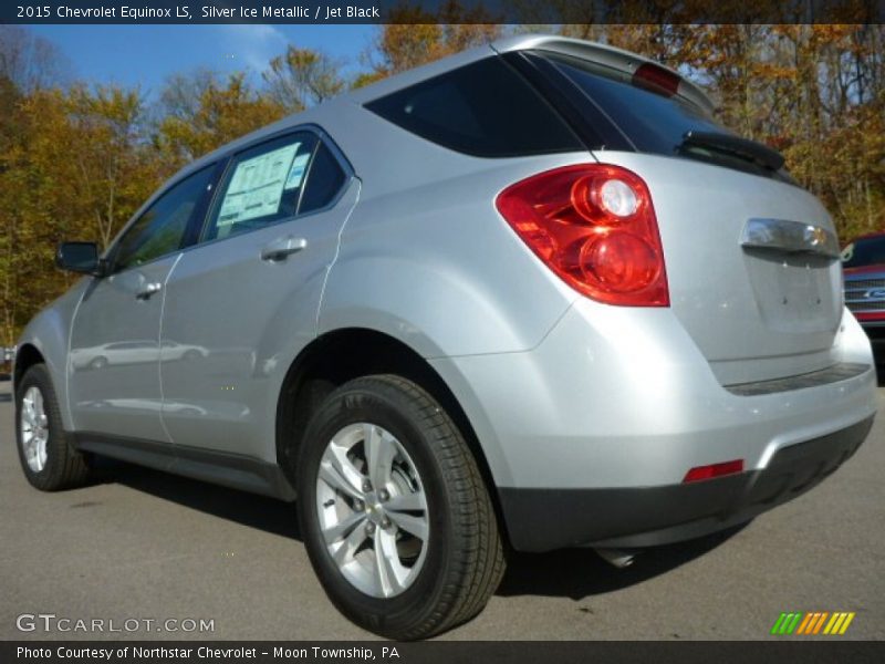 Silver Ice Metallic / Jet Black 2015 Chevrolet Equinox LS