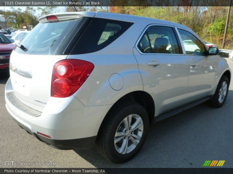 Silver Ice Metallic / Jet Black 2015 Chevrolet Equinox LS