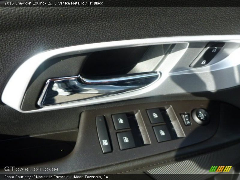 Silver Ice Metallic / Jet Black 2015 Chevrolet Equinox LS