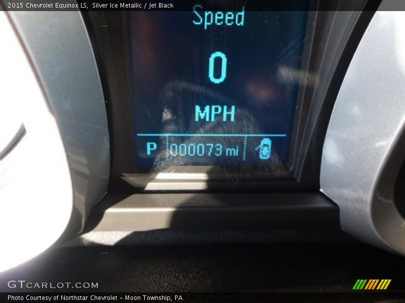 Silver Ice Metallic / Jet Black 2015 Chevrolet Equinox LS