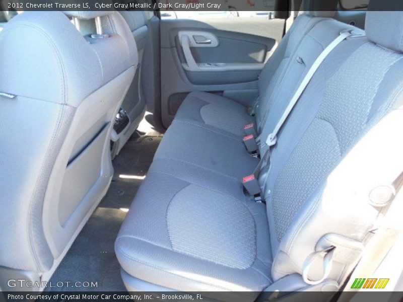 Cyber Gray Metallic / Dark Gray/Light Gray 2012 Chevrolet Traverse LS