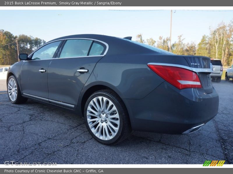 Smoky Gray Metallic / Sangria/Ebony 2015 Buick LaCrosse Premium