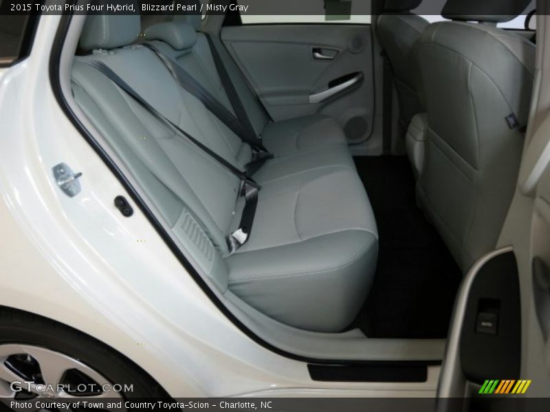 Blizzard Pearl / Misty Gray 2015 Toyota Prius Four Hybrid