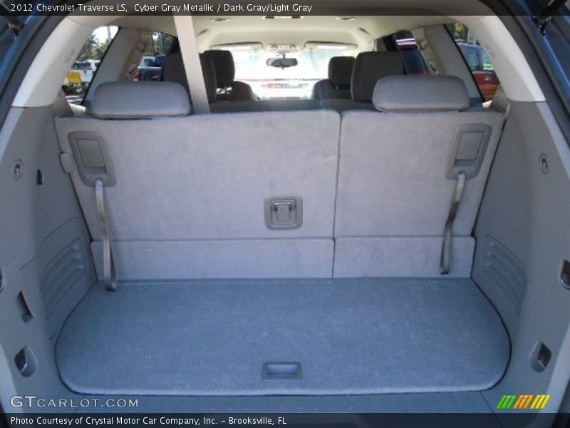 Cyber Gray Metallic / Dark Gray/Light Gray 2012 Chevrolet Traverse LS