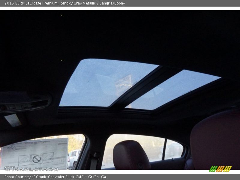Smoky Gray Metallic / Sangria/Ebony 2015 Buick LaCrosse Premium