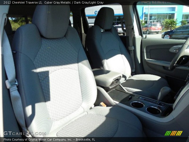Cyber Gray Metallic / Dark Gray/Light Gray 2012 Chevrolet Traverse LS
