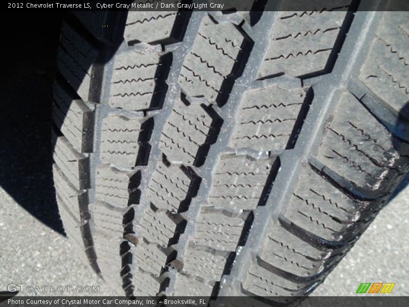Cyber Gray Metallic / Dark Gray/Light Gray 2012 Chevrolet Traverse LS