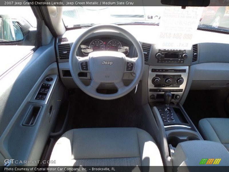 Jeep Green Metallic / Medium Slate Gray 2007 Jeep Grand Cherokee Laredo