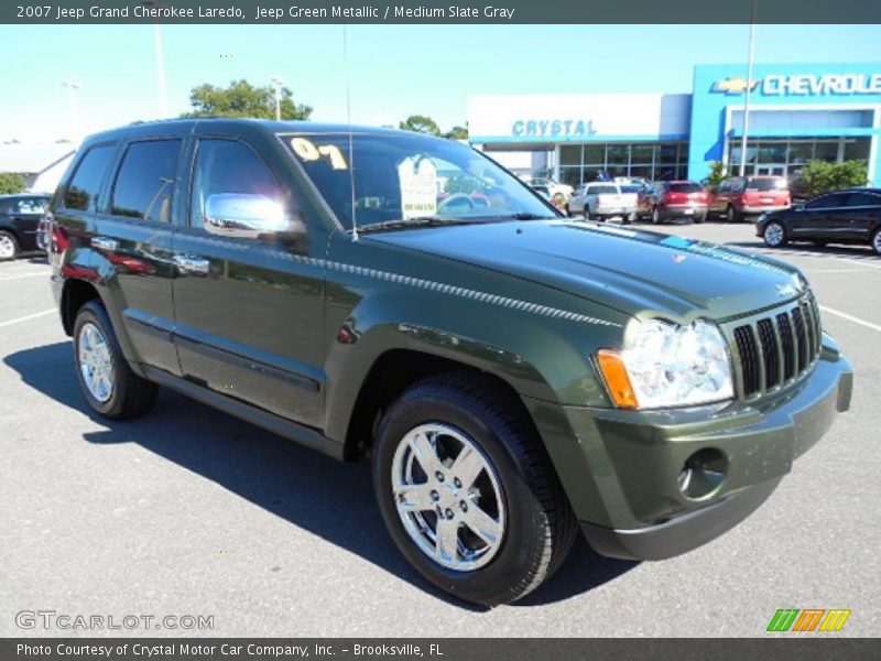 Jeep Green Metallic / Medium Slate Gray 2007 Jeep Grand Cherokee Laredo