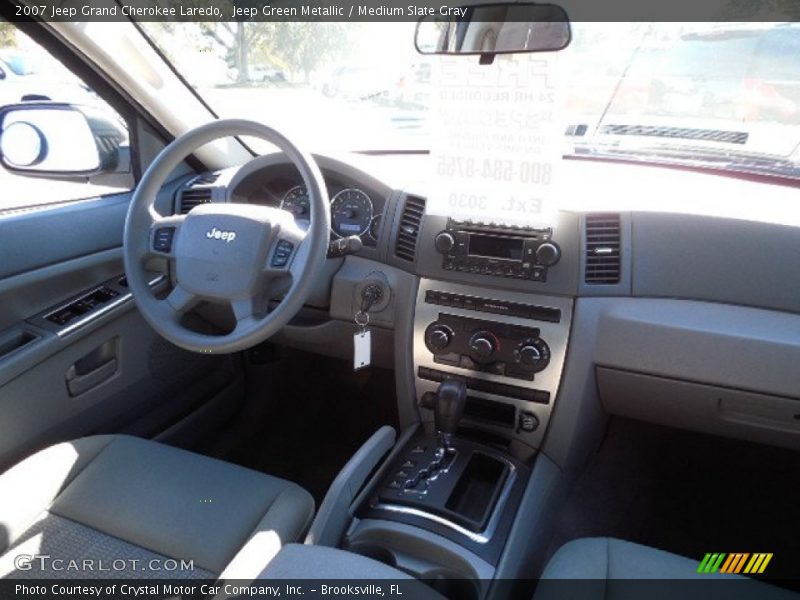 Jeep Green Metallic / Medium Slate Gray 2007 Jeep Grand Cherokee Laredo