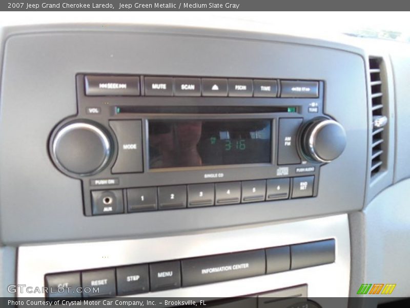 Jeep Green Metallic / Medium Slate Gray 2007 Jeep Grand Cherokee Laredo