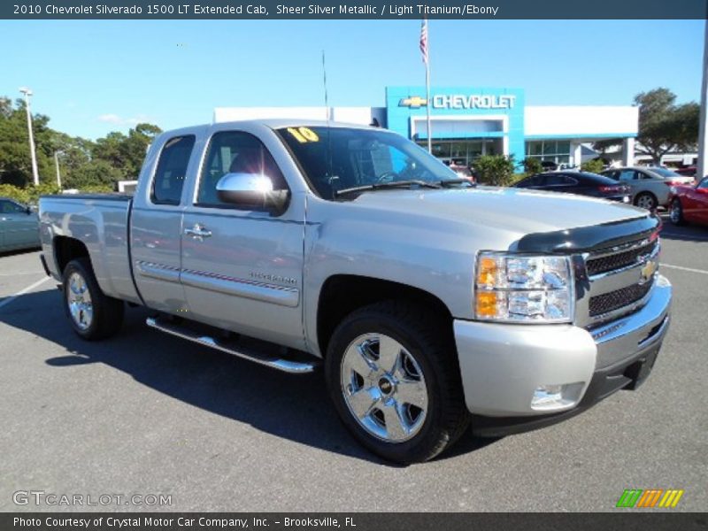 Front 3/4 View of 2010 Silverado 1500 LT Extended Cab