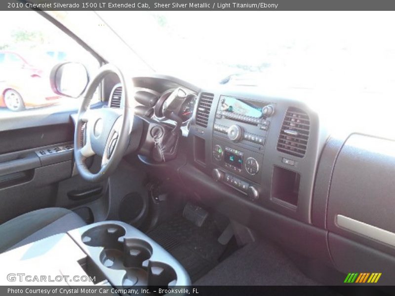 Sheer Silver Metallic / Light Titanium/Ebony 2010 Chevrolet Silverado 1500 LT Extended Cab