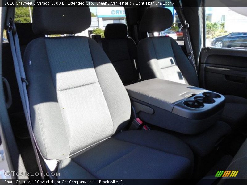 Sheer Silver Metallic / Light Titanium/Ebony 2010 Chevrolet Silverado 1500 LT Extended Cab