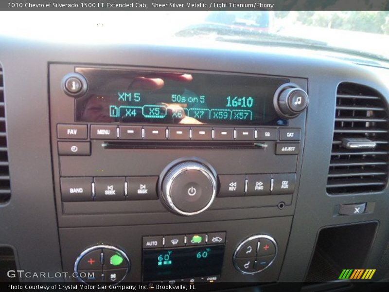 Sheer Silver Metallic / Light Titanium/Ebony 2010 Chevrolet Silverado 1500 LT Extended Cab