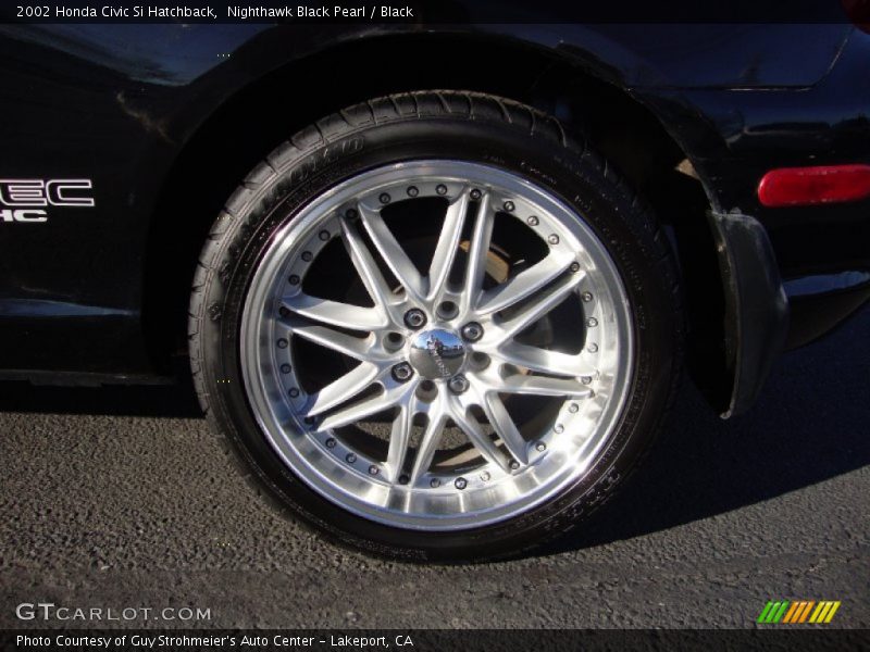Nighthawk Black Pearl / Black 2002 Honda Civic Si Hatchback