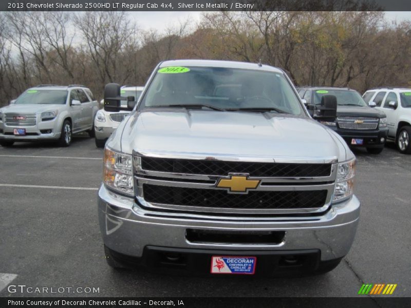 Silver Ice Metallic / Ebony 2013 Chevrolet Silverado 2500HD LT Regular Cab 4x4