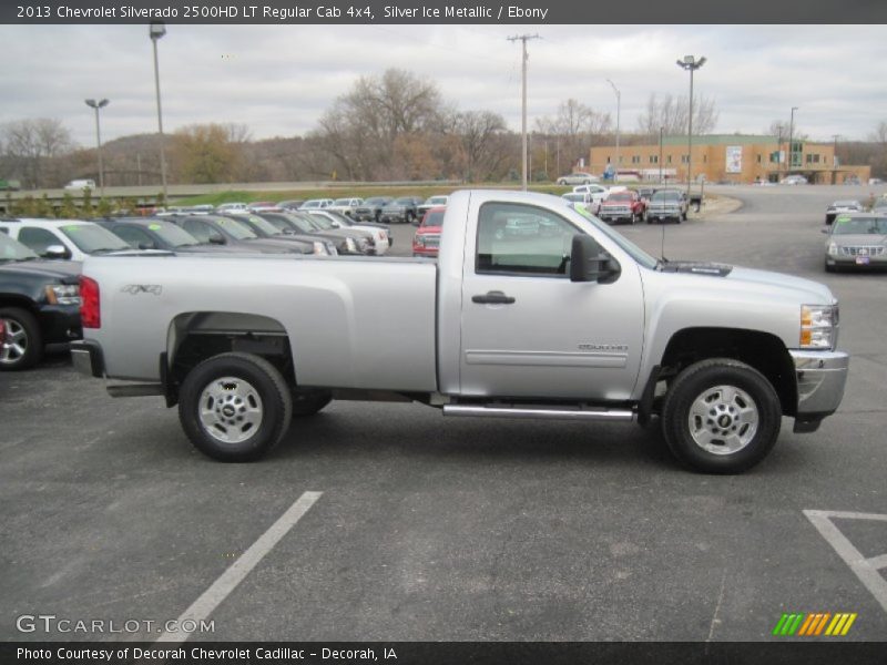 Silver Ice Metallic / Ebony 2013 Chevrolet Silverado 2500HD LT Regular Cab 4x4