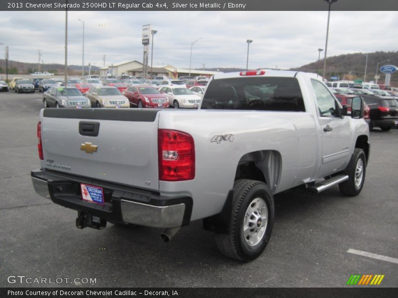 Silver Ice Metallic / Ebony 2013 Chevrolet Silverado 2500HD LT Regular Cab 4x4