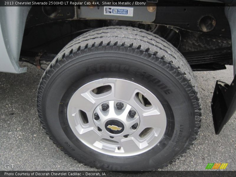 Silver Ice Metallic / Ebony 2013 Chevrolet Silverado 2500HD LT Regular Cab 4x4