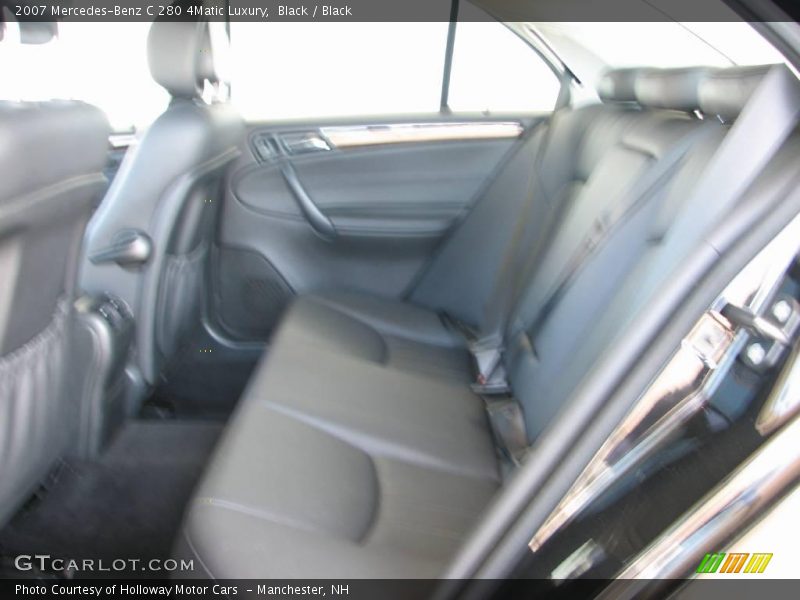 Black / Black 2007 Mercedes-Benz C 280 4Matic Luxury