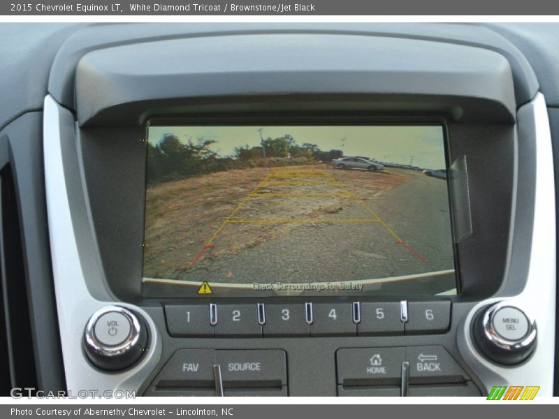White Diamond Tricoat / Brownstone/Jet Black 2015 Chevrolet Equinox LT