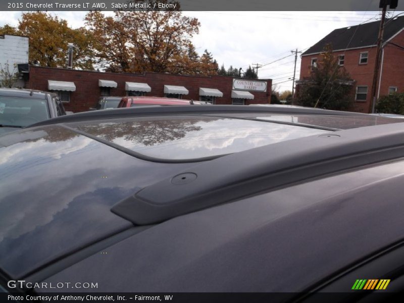 Sable Metallic / Ebony 2015 Chevrolet Traverse LT AWD