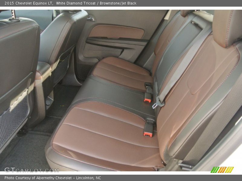 White Diamond Tricoat / Brownstone/Jet Black 2015 Chevrolet Equinox LT