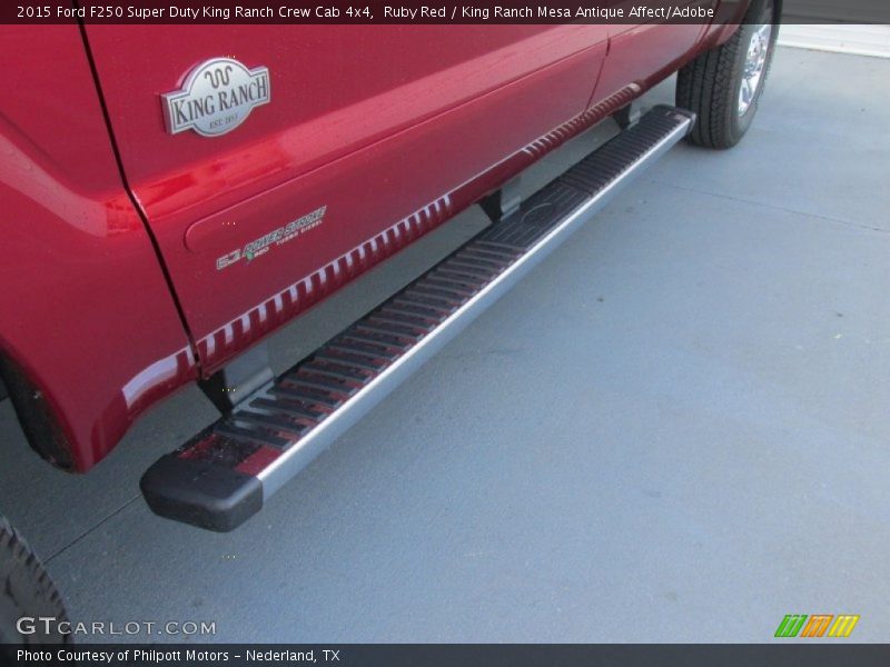 Ruby Red / King Ranch Mesa Antique Affect/Adobe 2015 Ford F250 Super Duty King Ranch Crew Cab 4x4