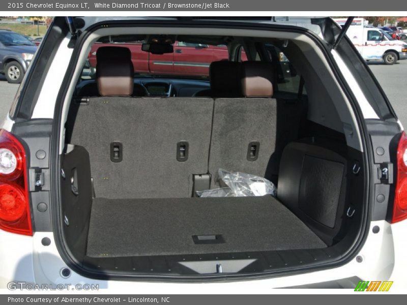 White Diamond Tricoat / Brownstone/Jet Black 2015 Chevrolet Equinox LT