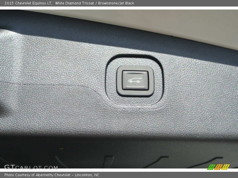 White Diamond Tricoat / Brownstone/Jet Black 2015 Chevrolet Equinox LT