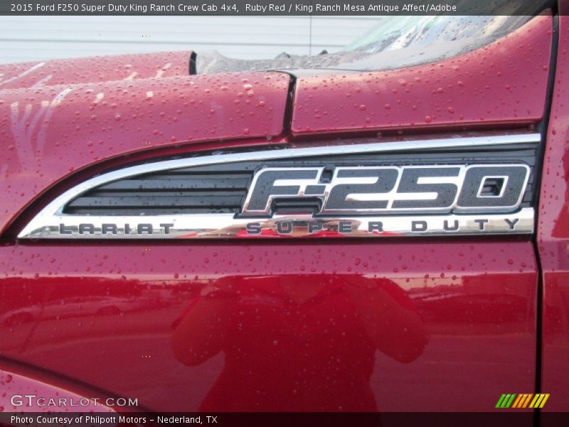 Ruby Red / King Ranch Mesa Antique Affect/Adobe 2015 Ford F250 Super Duty King Ranch Crew Cab 4x4