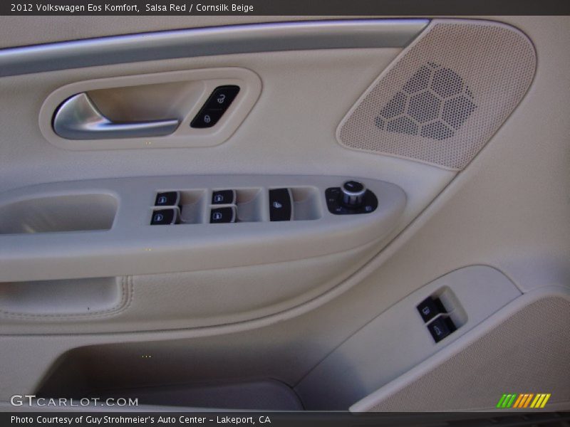 Salsa Red / Cornsilk Beige 2012 Volkswagen Eos Komfort